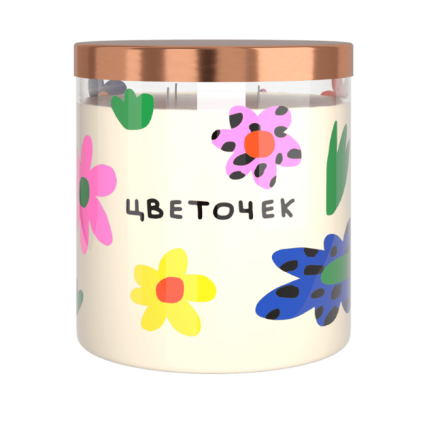 Фото Ароматическая свеча Цветочек