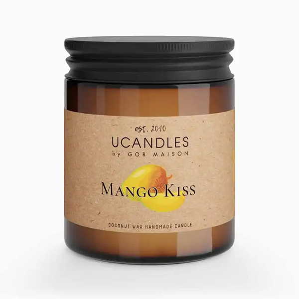 Фото Свеча ароматическая Поцелуй Манго