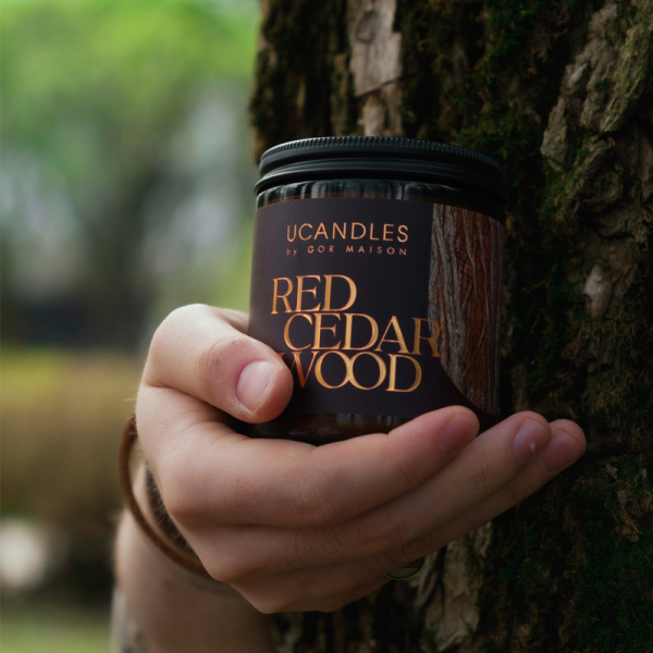 Фото Свеча ароматическая Красный Кедр