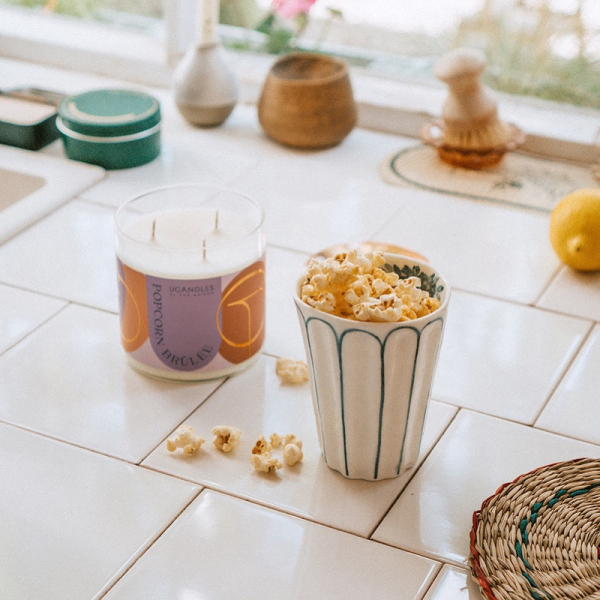 Фото Ароматическая свеча Попкорн Брюле Popcorn Brûlée
