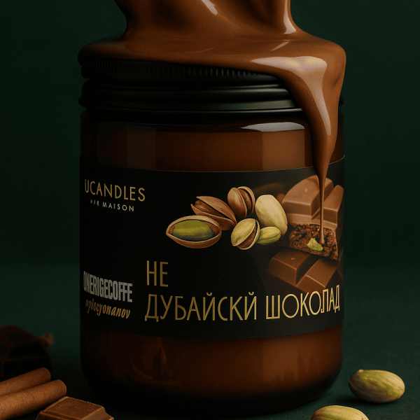 Фото Ароматическая свеча Не Дубайский Шоколад