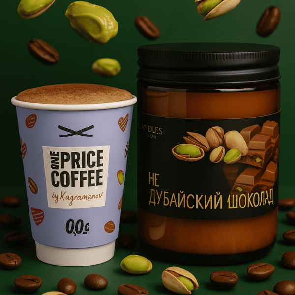 Фото Ароматическая свеча Не Дубайский Шоколад