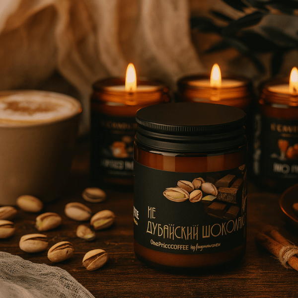 Фото Ароматическая свеча Не Дубайский Шоколад