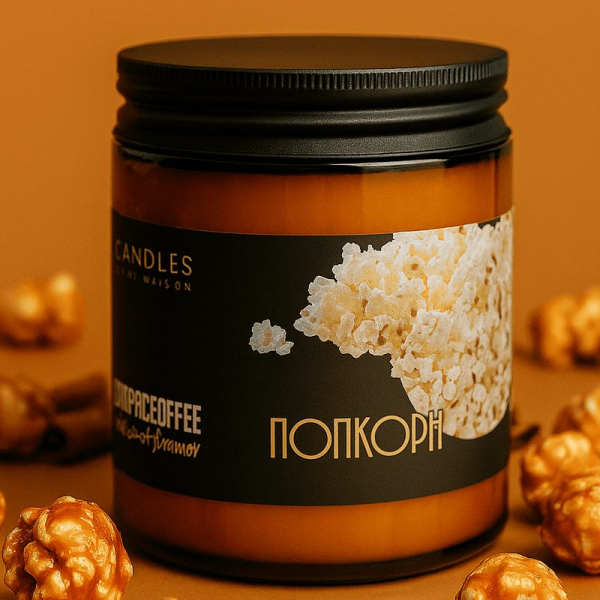 Фото Ароматическая свеча Попкорн