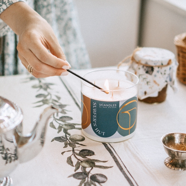 Фото Ароматическая свеча Хижина Серфера Surfer's Hut